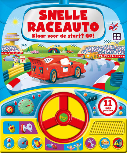 Snelle Raceauto - Geluidboek: Klaar voor de start? GO!