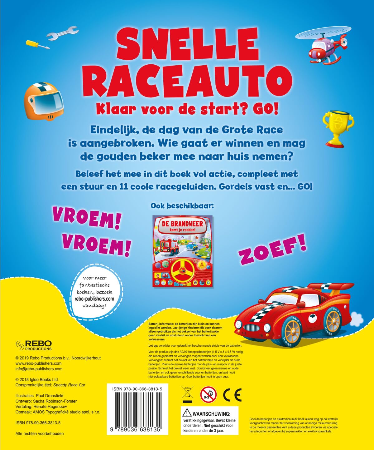 Snelle Raceauto - Geluidboek: Klaar voor de start? GO!