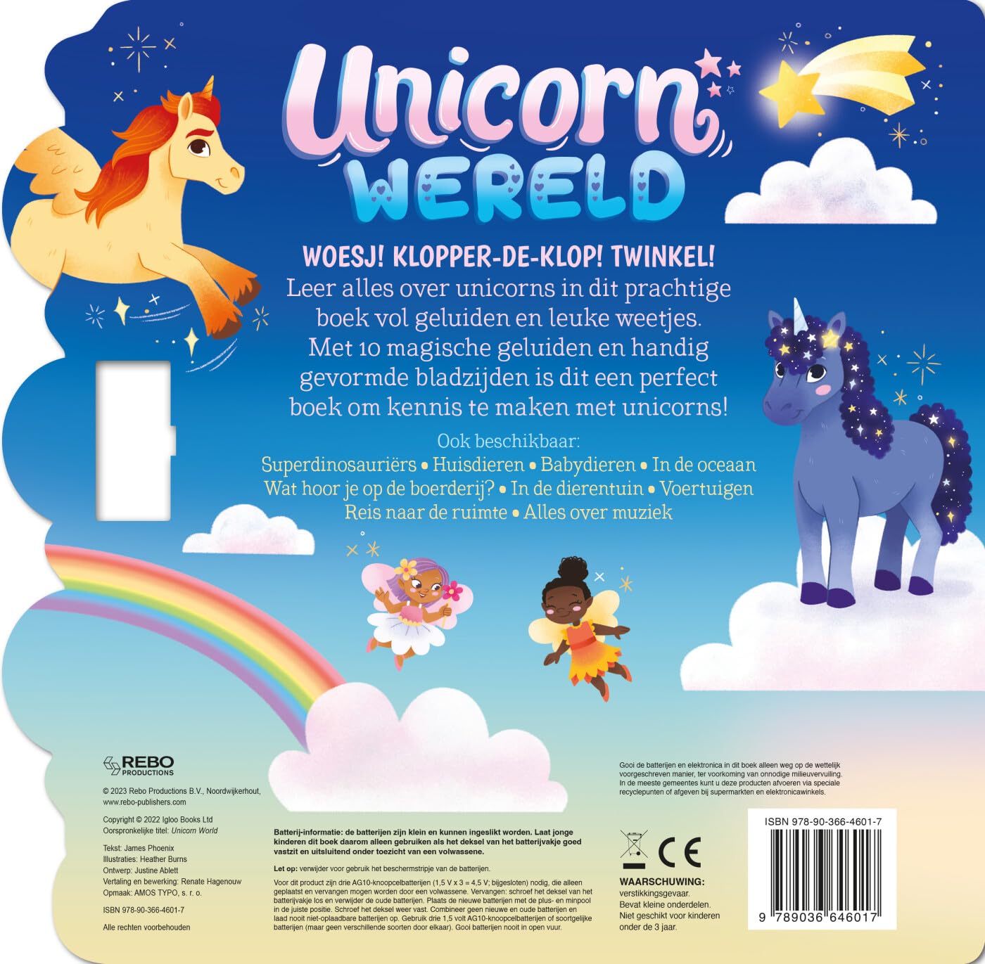Rebo Publishers - Unicornwereld - 10 Geluidenboek