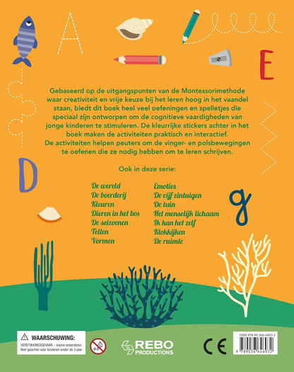 Mijn leukste oefenboek leren schrijven: Met meer dan 100 stickers