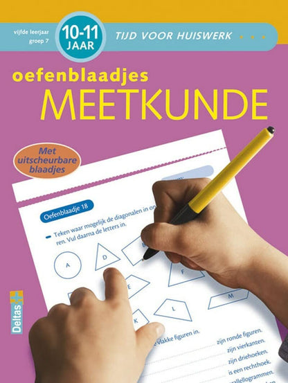 Oefenblaadjes meetkunde (10-11 j.): Met uitscheurbare blaadjes (Tijd voor huiswerk
