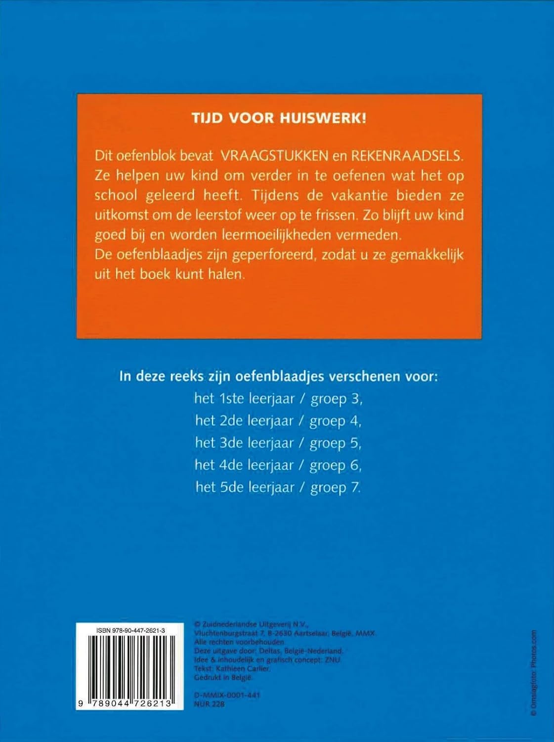 Oefenblaadjes Vraagstukken en rekenraadsels 9-10 jr (Tijd voor huiswerk