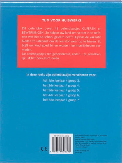 Gr 5 8-9 jaar: Met uitscheurbare blaadjes (Tijd voor huiswerk