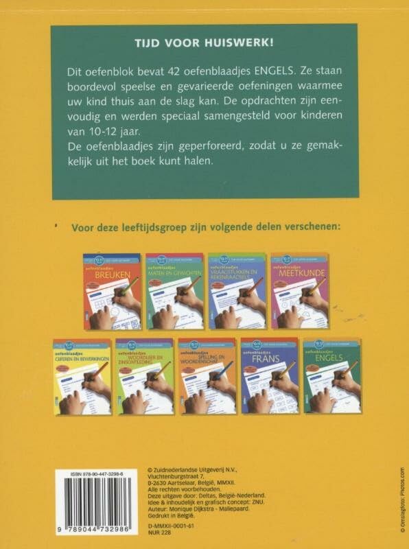 10-12 jr: Met uitscheurbare blaadjes (Tijd voor huiswerk