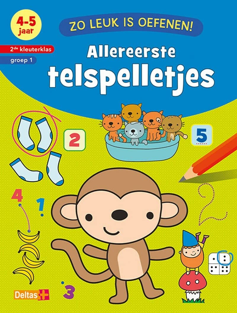 Zo leuk is oefenen! Allereerste telspelletjes (4-5 j.): 4-5 jaar