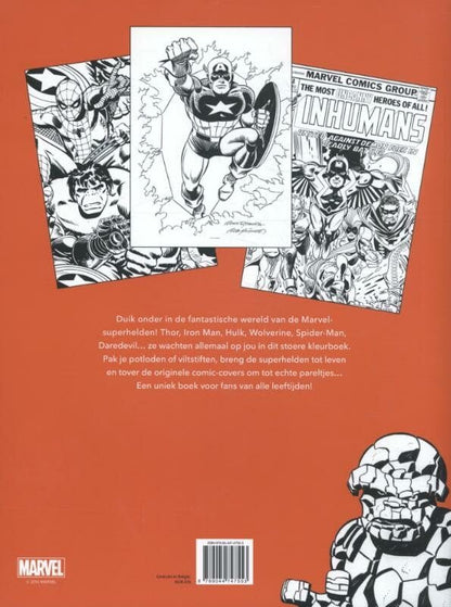 Het grote kleurboek: Uitscheurbare tekeningen (Marvel
