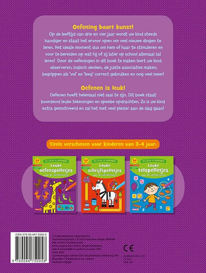 Zo leuk is oefenen! Leuke oefenspelletjes (3-4 j.): 3-4 jaar - 1ste kleuterklas - voorbereiding op groep 1