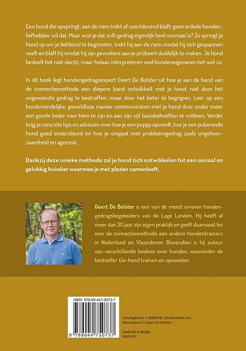 Je hond opvoeden met de connectiemethode: ontwikkel een natuurlijke en diepere band met je hond dankzij vriendelijke en geweldloze communicatie