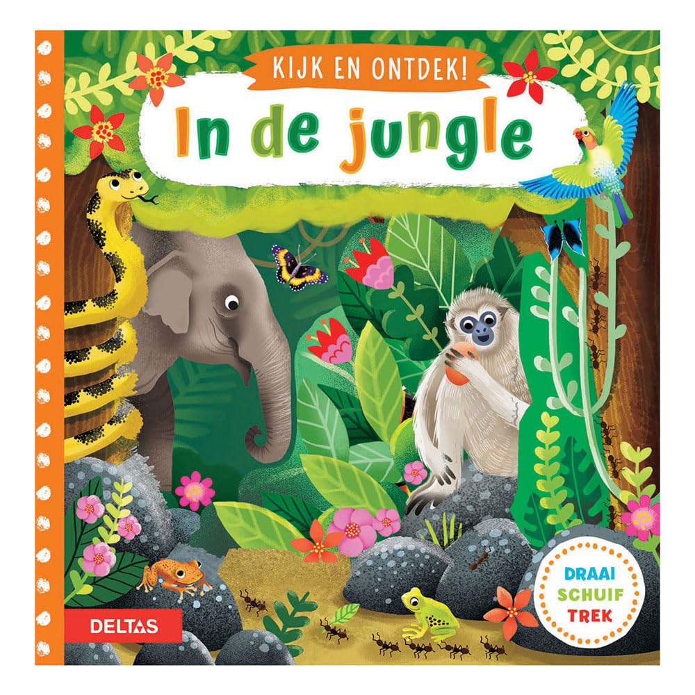 In de jungle: Draai - schuif - trek (Kijk en ontdek!