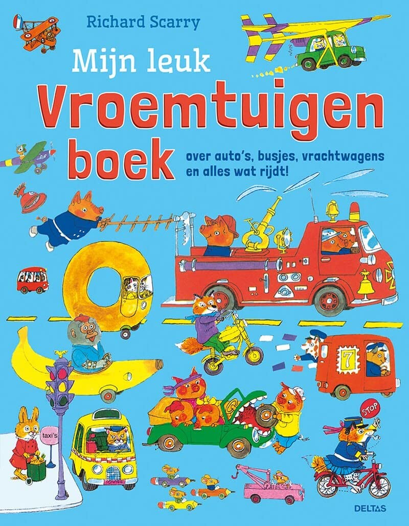 Scarry Mijn leuk vroemtuigenboek: over auto's, busjes, vrachtwagens en alles wat rijdt!