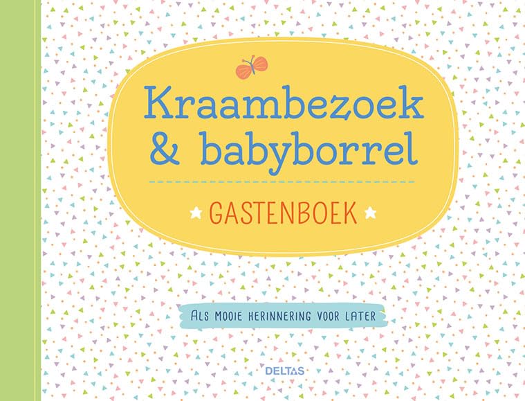 Kraambezoek & babyborrel - Gastenboek: Als mooie herinnering voor later