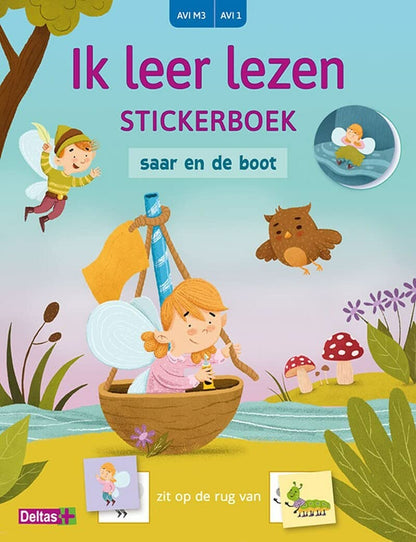 Ik leer lezen Stickerboek - Saar en de boot (AVI M3 / AVI 1