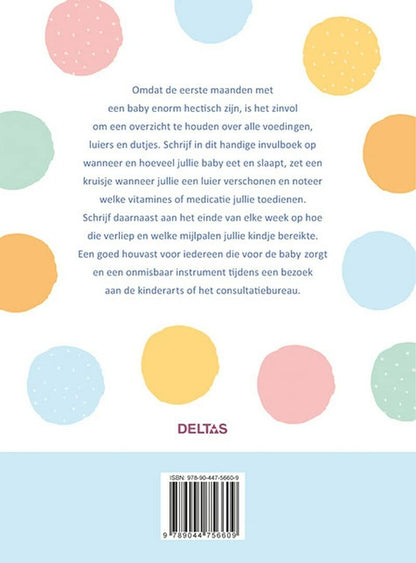 Baby's eerste maanden logboek: Het handige invulboek om de voeding, slaap en luiers van jullie baby op de voet te volgen