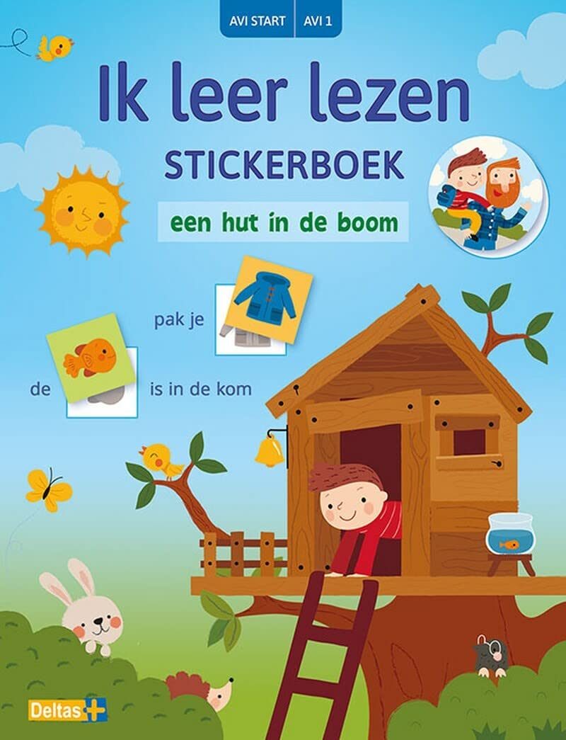 Ik leer lezen Stickerboek - Een hut in de boom (AVI START / AVI 1