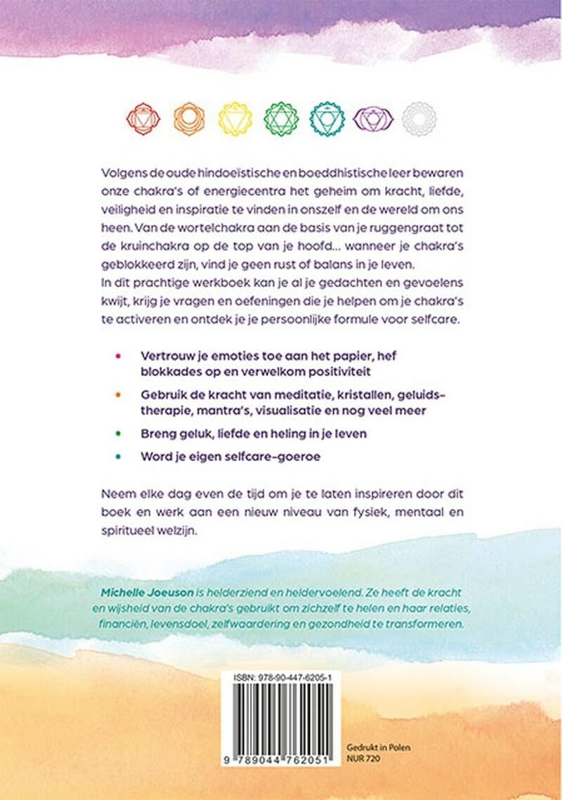 Breng je chakra's in balans werkboek: Inspirerende vragen en denkoefeningen om de energiecentra in je lichaam weer te activeren
