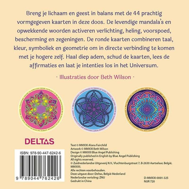 Helende mandala's - affirmatiekaarten: 44 affirmatiekaarten om je intenties te manifesteren