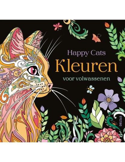 Happy Cats - Kleuren voor volwassenen
