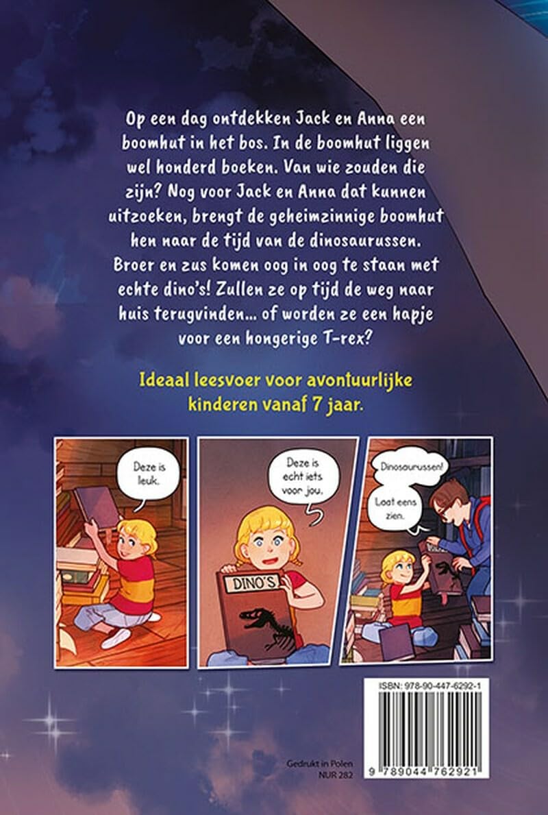 Bij de dino's (De magische boomhut in stripvorm