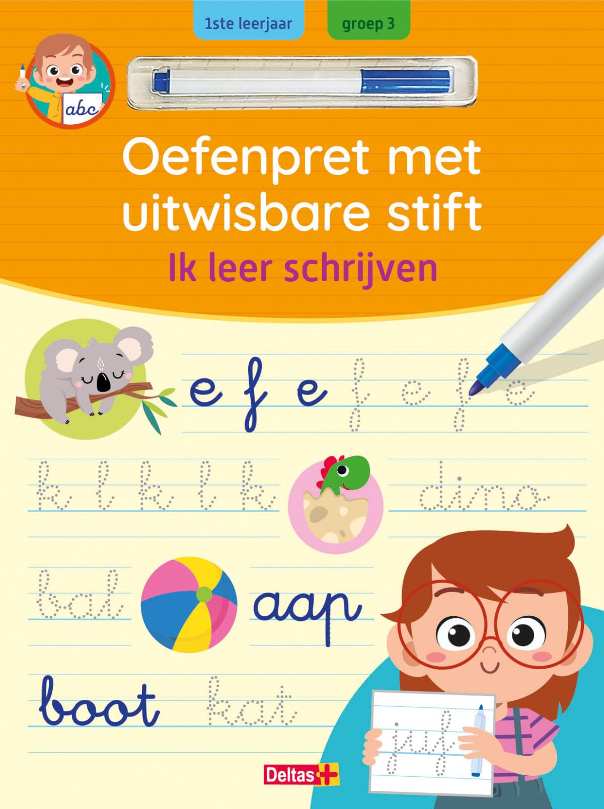 Oefenpret met uitwisbare stift - Ik leer schrijven (6-7 j.