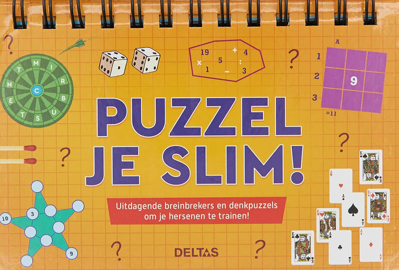 Puzzel je slim!: Uitdagende breinbrekers en denkpuzzels om je hersenen te trainen!
