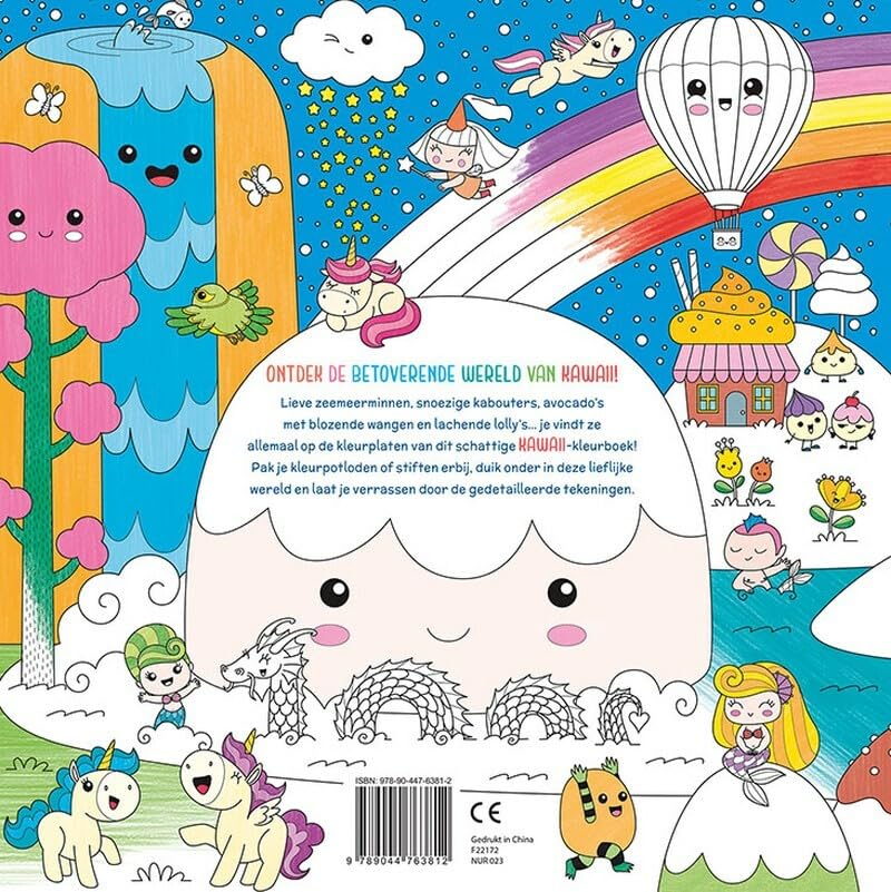 Mijn geweldige kawaii kleurboek