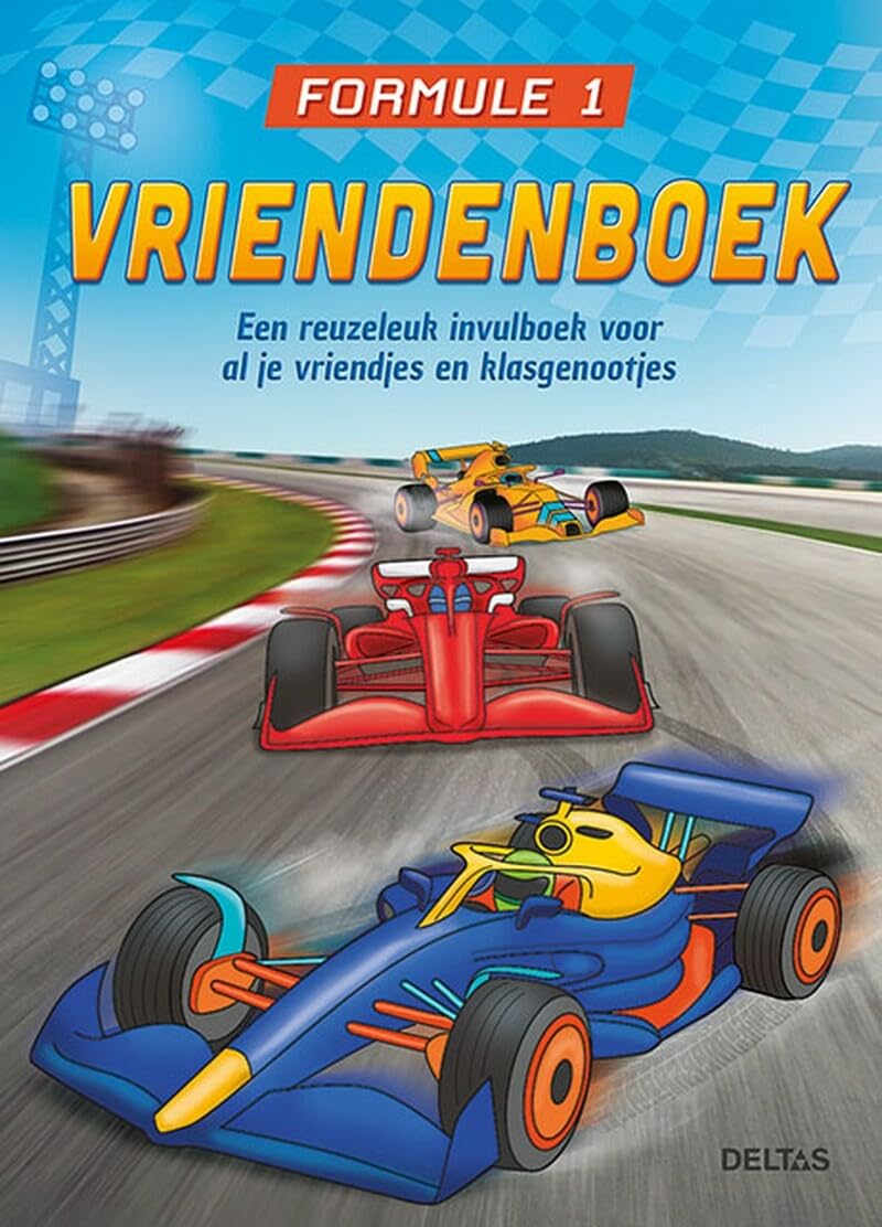 Formule 1 vriendenboek: Een reuzeleuk invulboek voor al je vriendjes en klasgenootjes