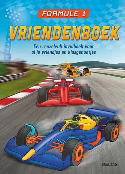 Formule 1 vriendenboek: Een reuzeleuk invulboek voor al je vriendjes en klasgenootjes