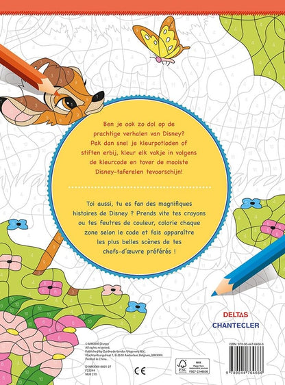Disney Kleuren op nummer / Disney - Coloriages codés