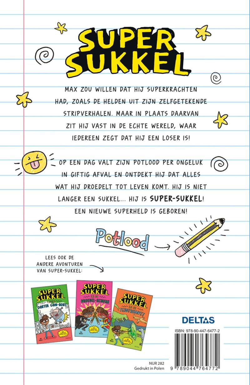 Super Sukkel en het magische potlood: Een hilarische graphic novel