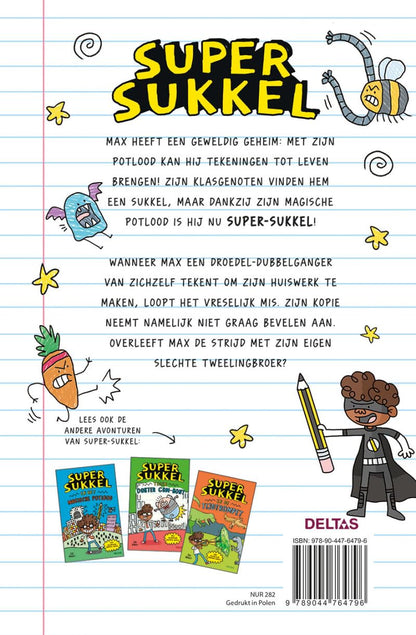 Super Sukkel en de droedel-schurk: Een hilarische graphic novel