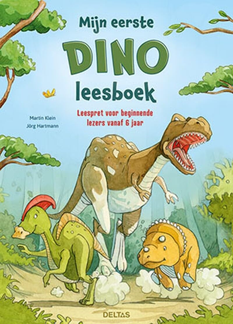 Mijn eerste dino leesboek: Leespret voor beginnende lezers vanaf 6 jaar