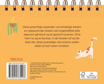 Kattengeluk - Tafelstaander: Inspirerende citaten en wijsheden