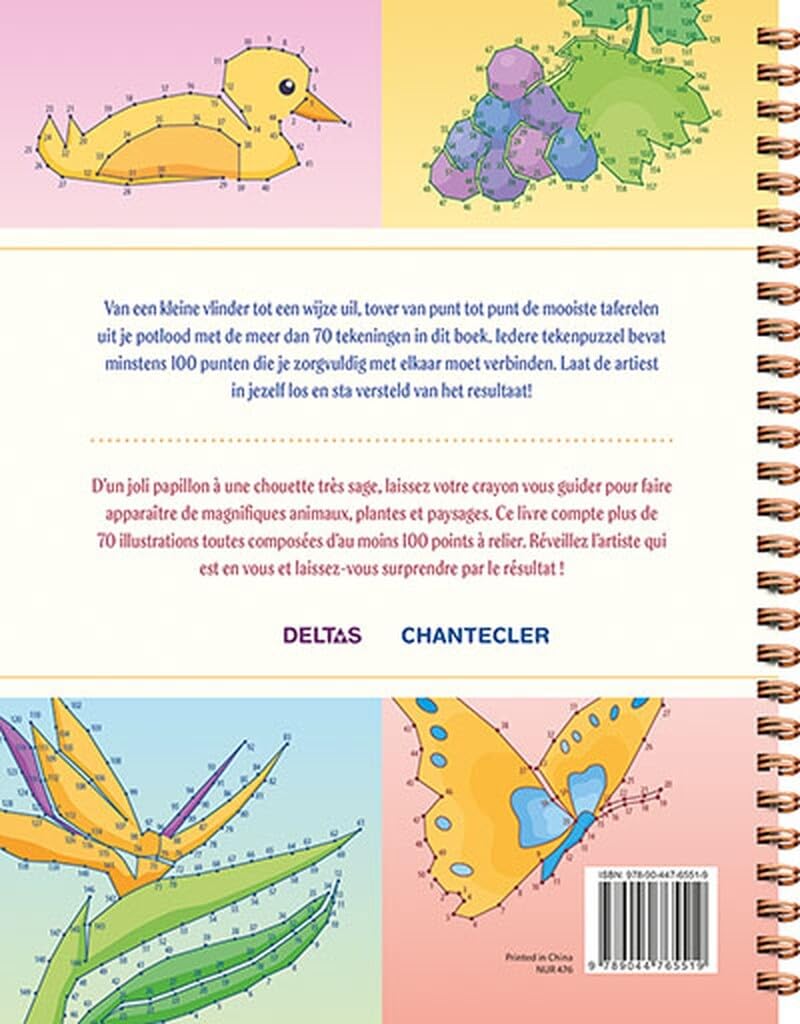 Dot-to-dot Mindful - Tekenen van punt tot punt / Dot-to-dot Mindful - Dessiner point à point