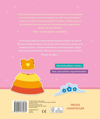 Little princess Sticker Fun - Aankleedpoppen / Little princess Sticker Fun - Poupées à habiller: Poupées à habiller, Avec des autocollants repositionnables