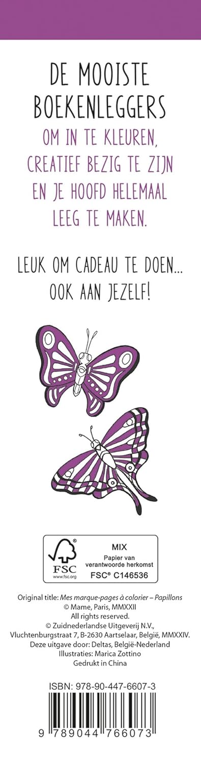 De mooiste kleurboekenleggers om in te kleuren - Vlinders