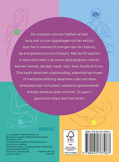 Chakra's in balans - kaartenset: 50 kaarten met oefeningen