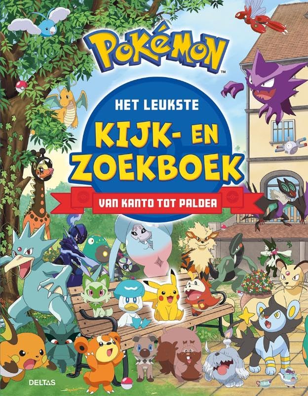 Pokemon Het Leukste Kijk-En Zoekboek Van Kanto Tot Paldea