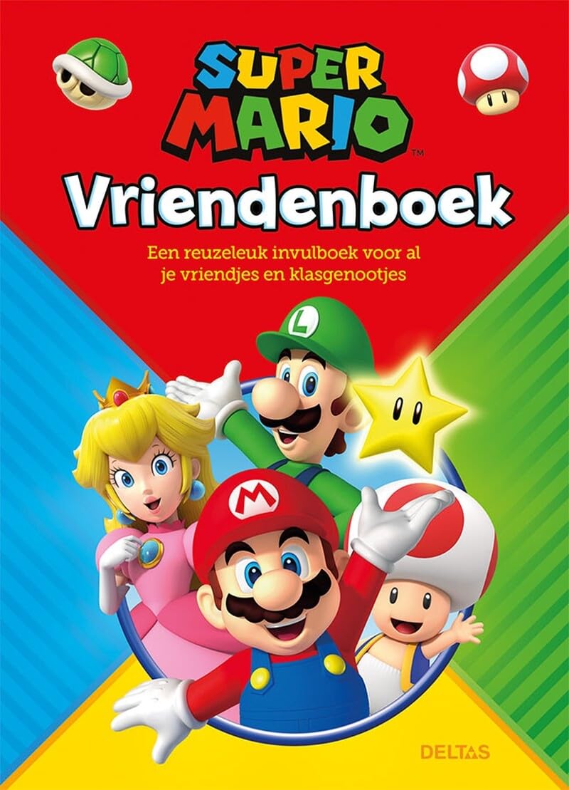 Super Mario vriendenboek: Een reuzeleuk invulboek voor al je vriendjes en klasgenootjes