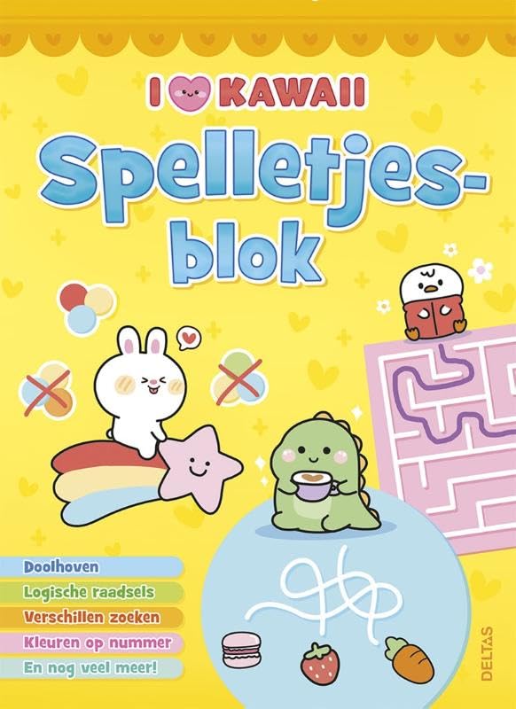 Deltas - I love Kawaii Spelletjesblok