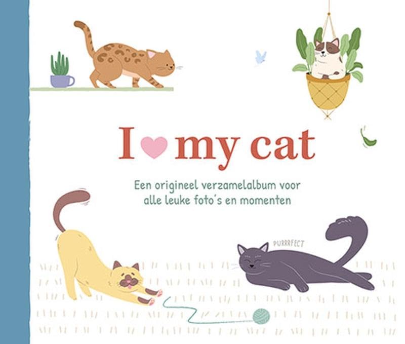 I love my cat album: Een origineel verzamelalbum voor alle leuke foto's en momenten