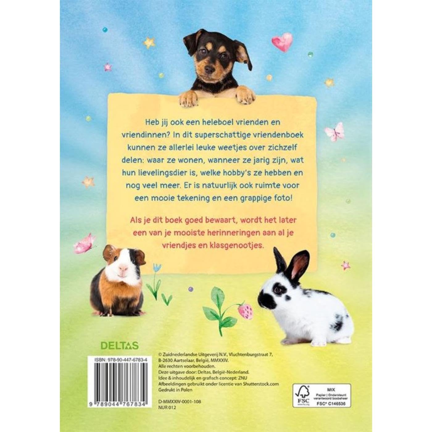 Fluffy Friends vriendenboek: Een superschattig invulboek voor al je vriendjes en klasgenootjes