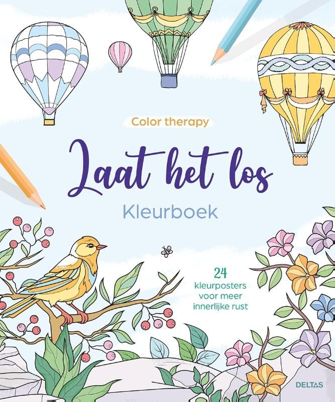 Color therapy Laat het los Kleurboek: 24 kleurposters voor meer innerlijke rust