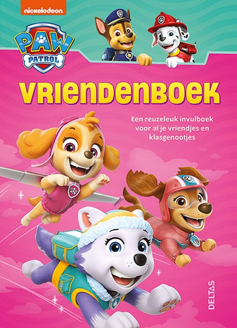 Paw Patrol Vriendenboek (Roze): Een Reuzeleuk Invulboek Voor Al Je Vriendjes En