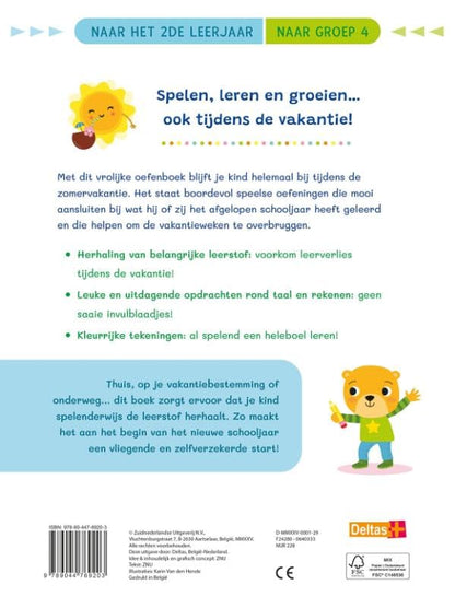 Vakantie oefenpret - Leuke herhalingsoefeningen taal en rekenen (naar het 2de leerjaar - naar groep 4