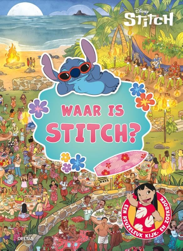 Disney Stitch - Waar is Stitch?: Een reuzeleuk kijk- en zoekboek