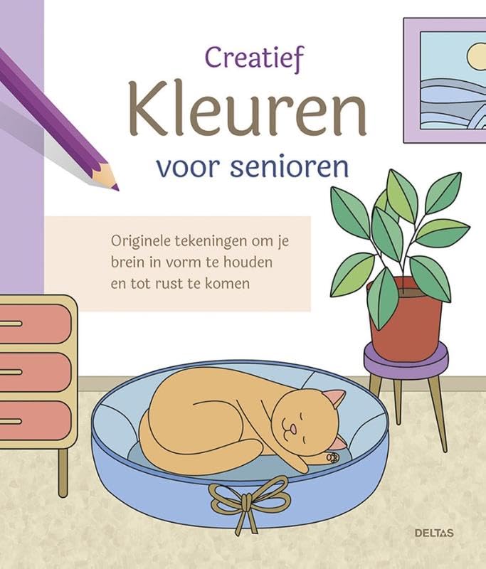 Creatief kleuren voor senioren: Originele tekeningen om je brein in vorm te houden en tot rust te komen