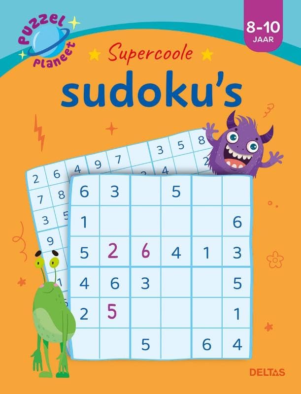 Puzzelplaneet - Superleuke sudoku's (8-10 j.) (Puzzelplaneet - Supercoole sudoku's