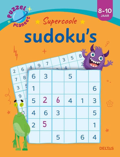 Puzzelplaneet - Superleuke sudoku's (8-10 j.) (Puzzelplaneet - Supercoole sudoku's