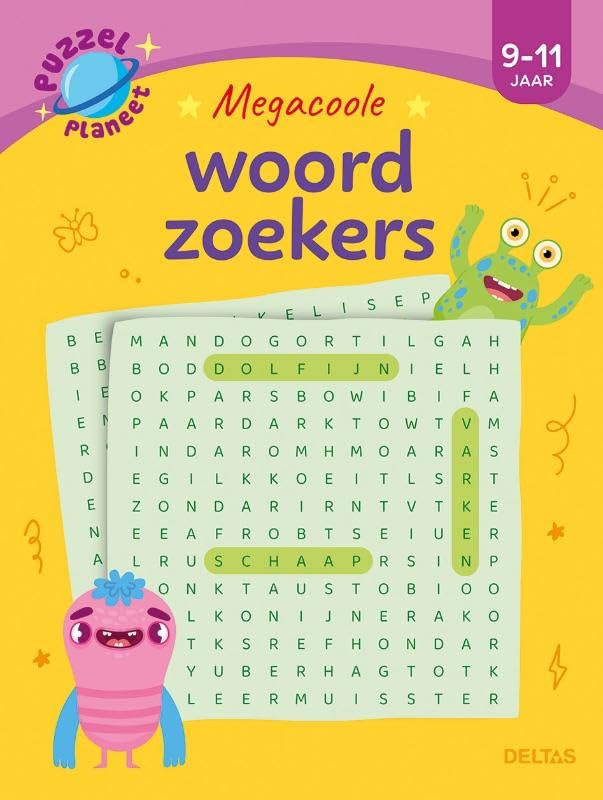 Puzzelplaneet - Megacoole woordzoekers (9-11 j.