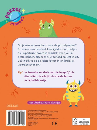 Puzzelplaneet - Supercoole zweedse raadsels (8-10 j.